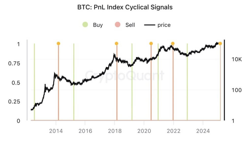 Bitcoin PnL Cycles (Source: CryptoQuant)